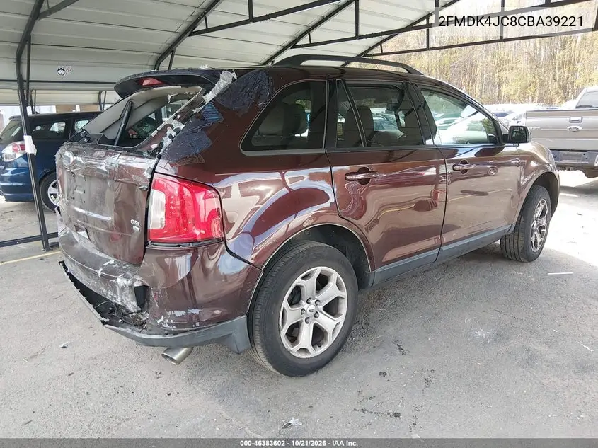 2012 FORD EDGE VIN 2FMDK4JC8CBA39221 — фото 4