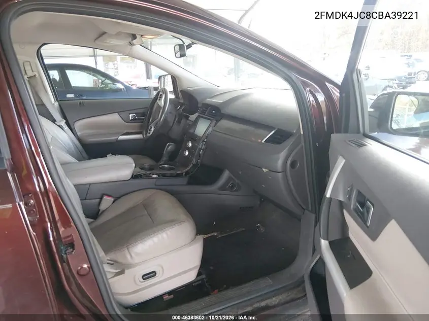 2012 FORD EDGE VIN 2FMDK4JC8CBA39221 — фото 5