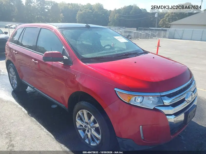 FORD EDGE 2012, VIN 2FMDK3JC2CBA67624