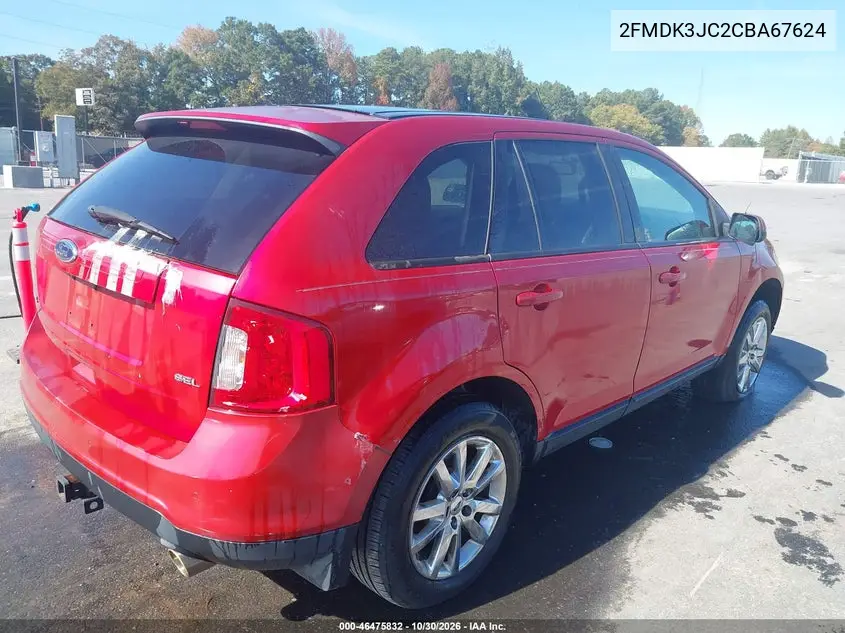 2012 FORD EDGE VIN 2FMDK3JC2CBA67624 — фото 4