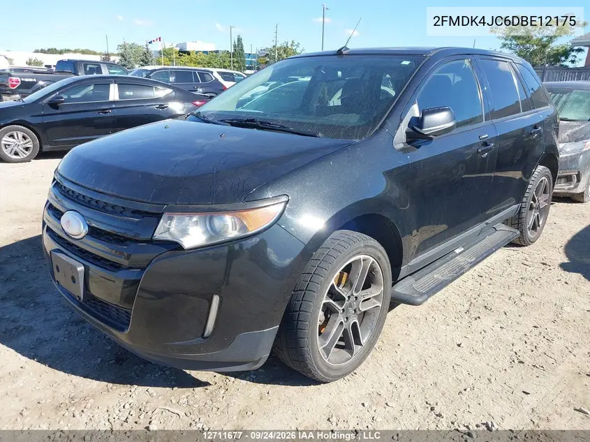 2013 FORD EDGE VIN 2FMDK4JC6DBE12175 — фото 2