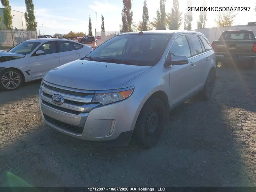 2013 FORD EDGE VIN 2FMDK4KC5DBA78297 — фото 2