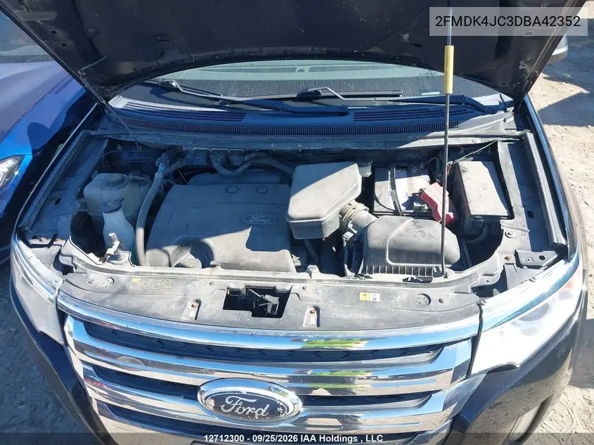 2013 FORD EDGE VIN 2FMDK4JC3DBA42352 — фото 10