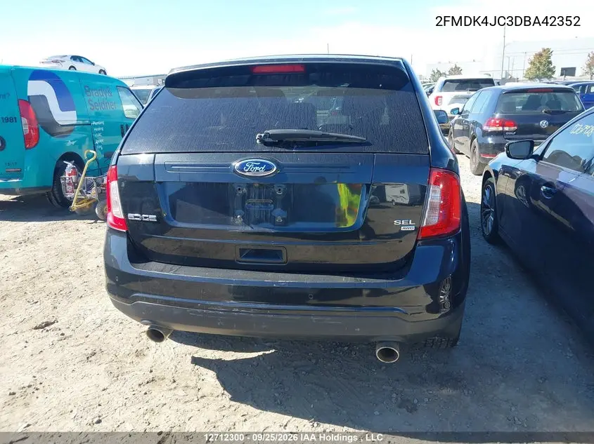 2013 FORD EDGE VIN 2FMDK4JC3DBA42352 — фото 16