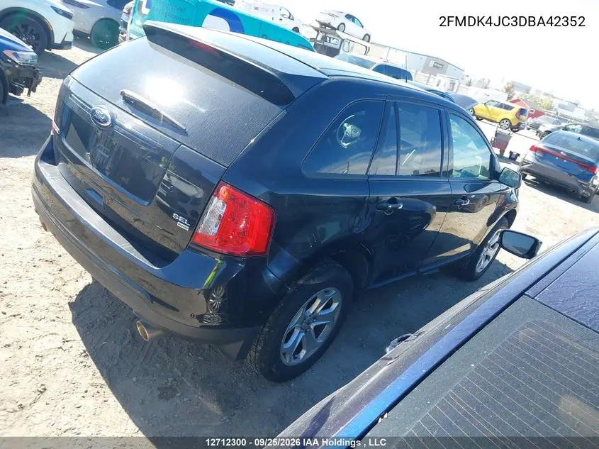 2013 FORD EDGE VIN 2FMDK4JC3DBA42352 — фото 4