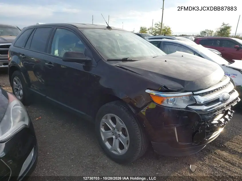 FORD EDGE 2013, VIN 2FMDK3JCXDBB87883