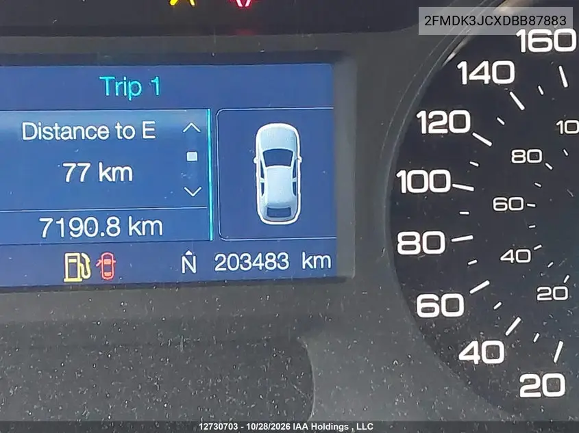 2013 FORD EDGE VIN 2FMDK3JCXDBB87883 — фото 15