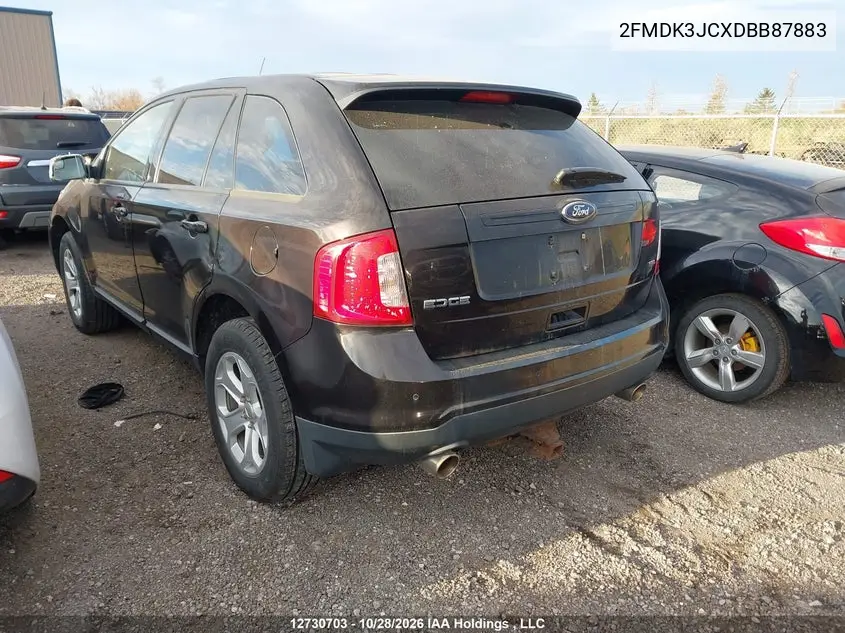 2013 FORD EDGE VIN 2FMDK3JCXDBB87883 — фото 3