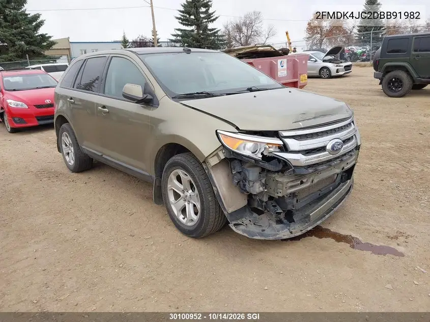 FORD EDGE 2013, VIN 2FMDK4JC2DBB91982