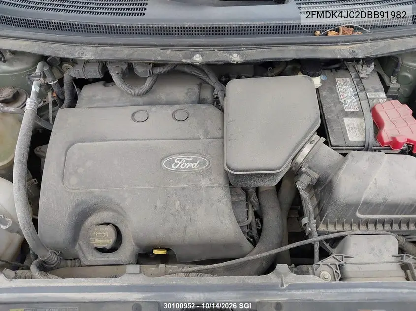 2013 FORD EDGE VIN 2FMDK4JC2DBB91982 — фото 10