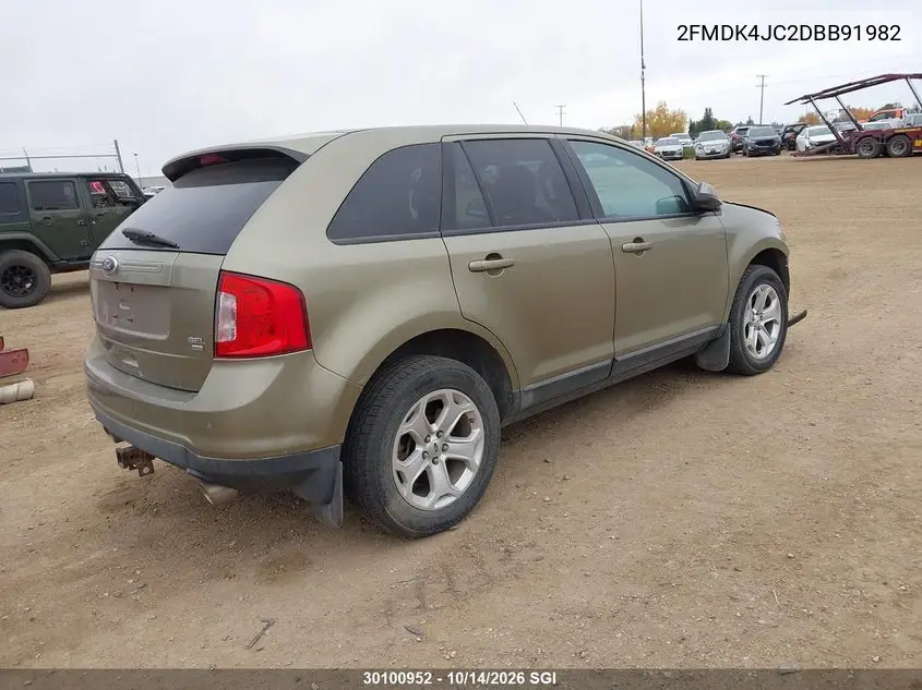 2013 FORD EDGE VIN 2FMDK4JC2DBB91982 — фото 4