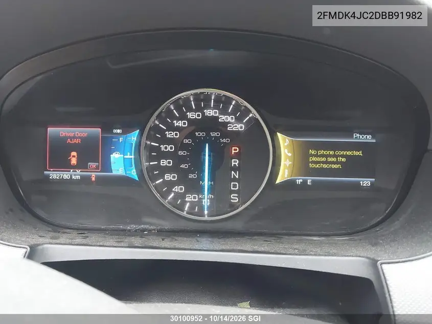 2013 FORD EDGE VIN 2FMDK4JC2DBB91982 — фото 7