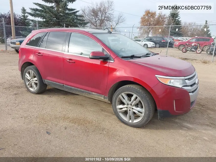 FORD EDGE 2013, VIN 2FMDK4KC6DBC07759