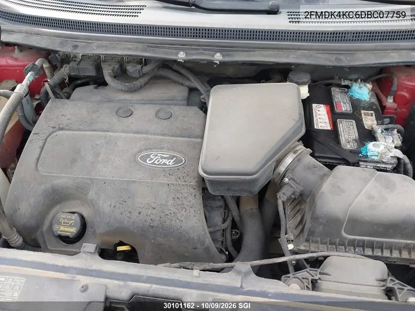 2013 FORD EDGE VIN 2FMDK4KC6DBC07759 — фото 10