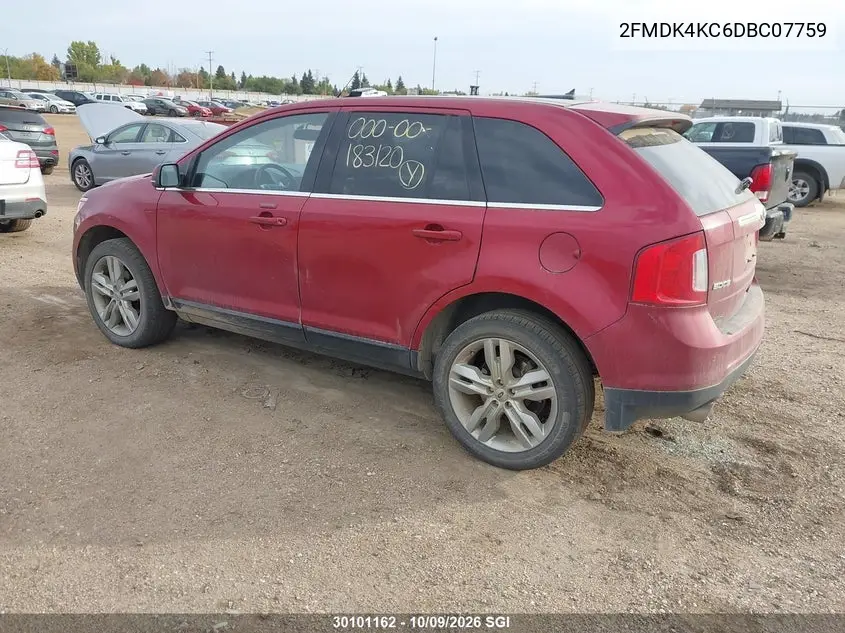 2013 FORD EDGE VIN 2FMDK4KC6DBC07759 — фото 3