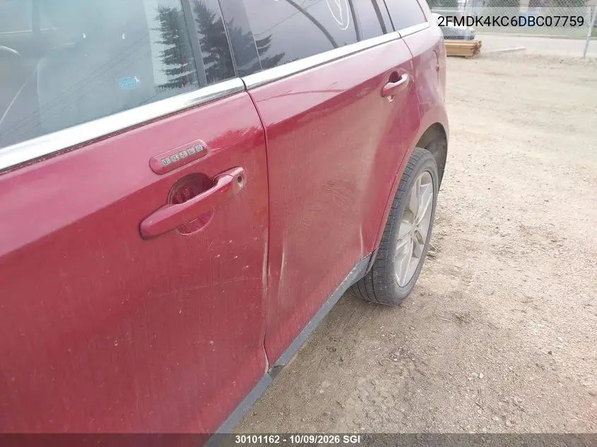 2013 FORD EDGE VIN 2FMDK4KC6DBC07759 — фото 6