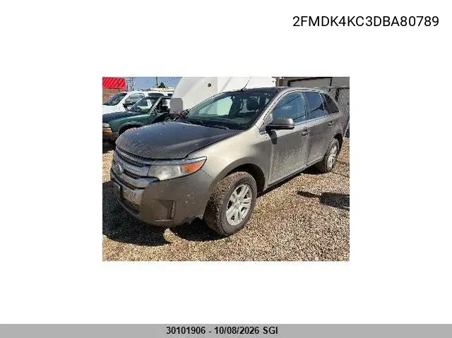2013 FORD EDGE VIN 2FMDK4KC3DBA80789 — фото 2