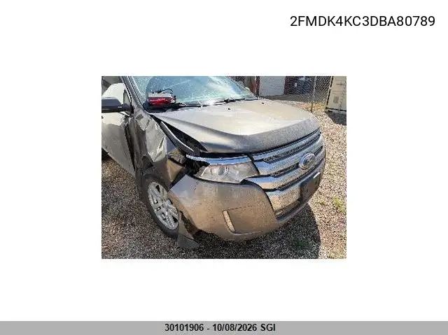 2013 FORD EDGE VIN 2FMDK4KC3DBA80789 — фото 5