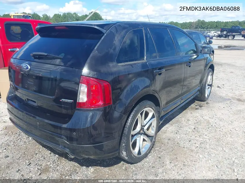 2013 FORD EDGE VIN 2FMDK3AK6DBA06088 — фото 4