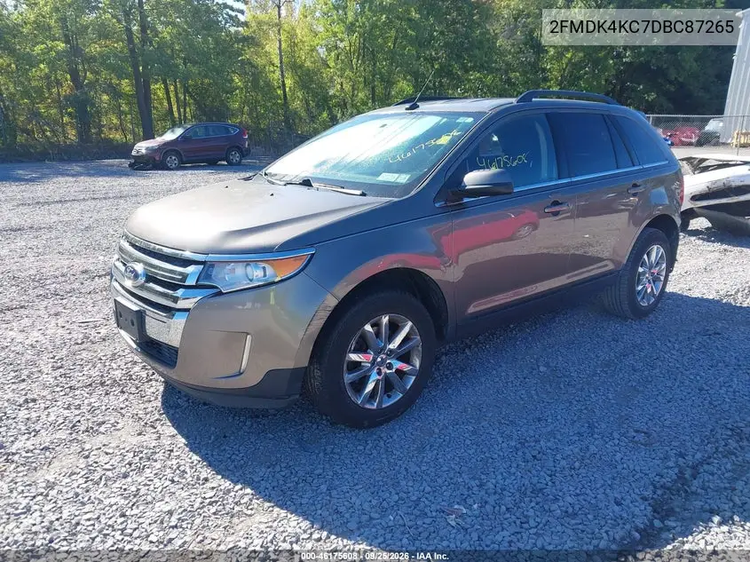 2013 FORD EDGE VIN 2FMDK4KC7DBC87265 — фото 2
