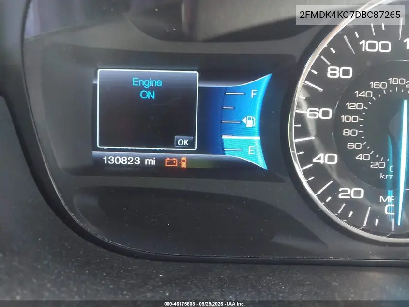 2013 FORD EDGE VIN 2FMDK4KC7DBC87265 — фото 7