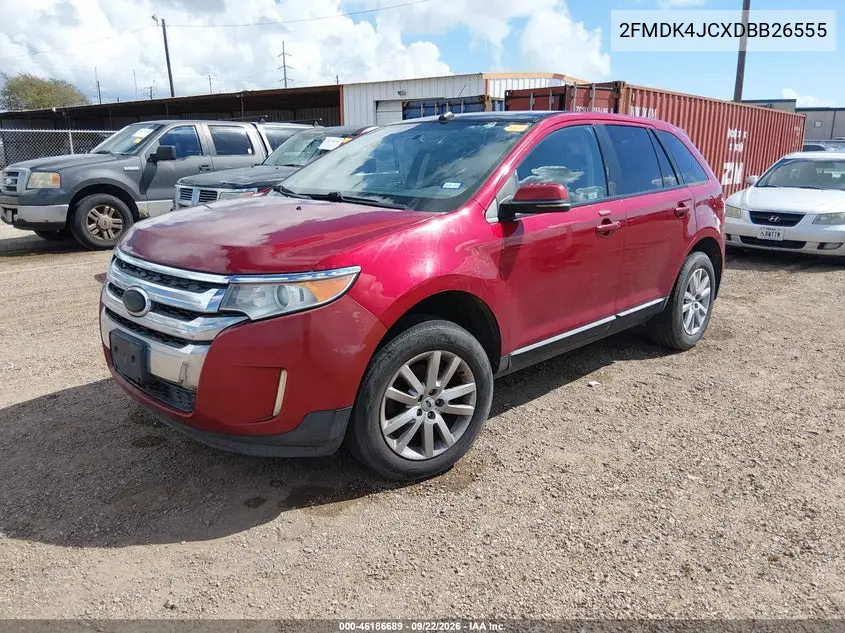 2013 FORD EDGE VIN 2FMDK4JCXDBB26555 — фото 2
