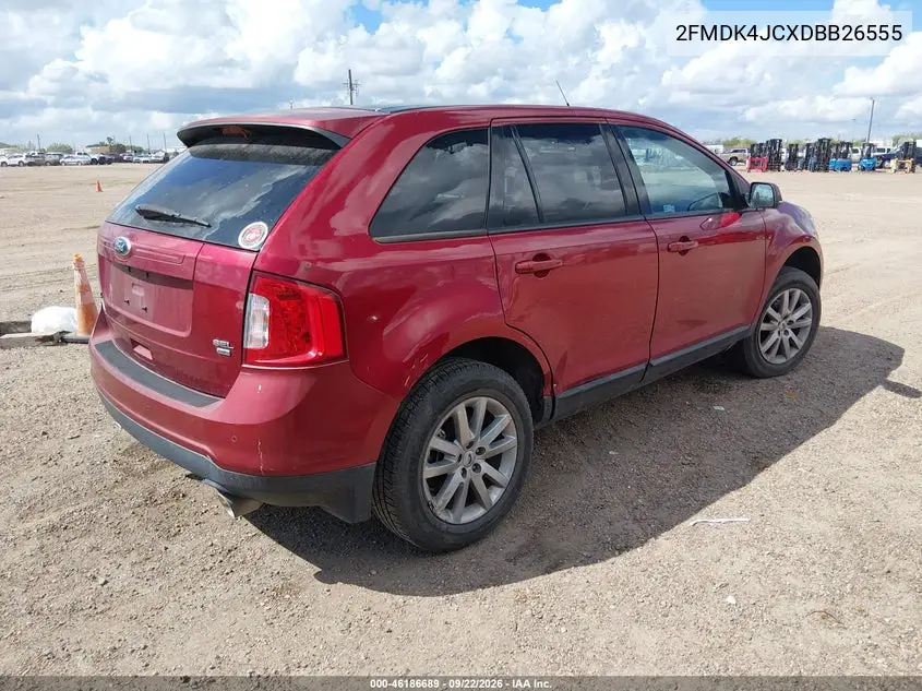 2013 FORD EDGE VIN 2FMDK4JCXDBB26555 — фото 4