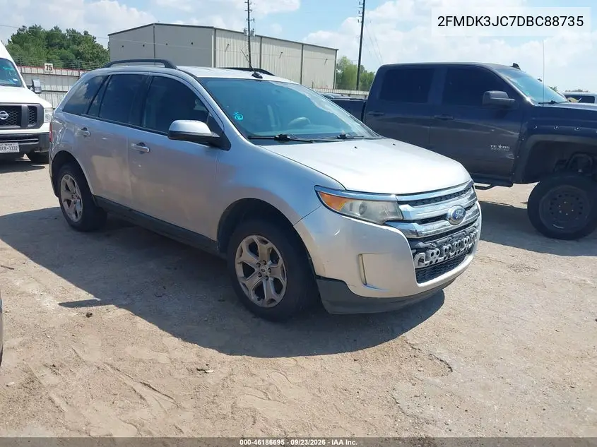 FORD EDGE 2013, VIN 2FMDK3JC7DBC88735
