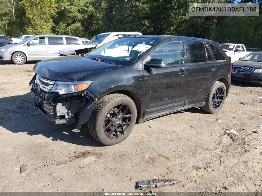 2013 FORD EDGE VIN 2FMDK4AK1DBAFL188 — фото 2