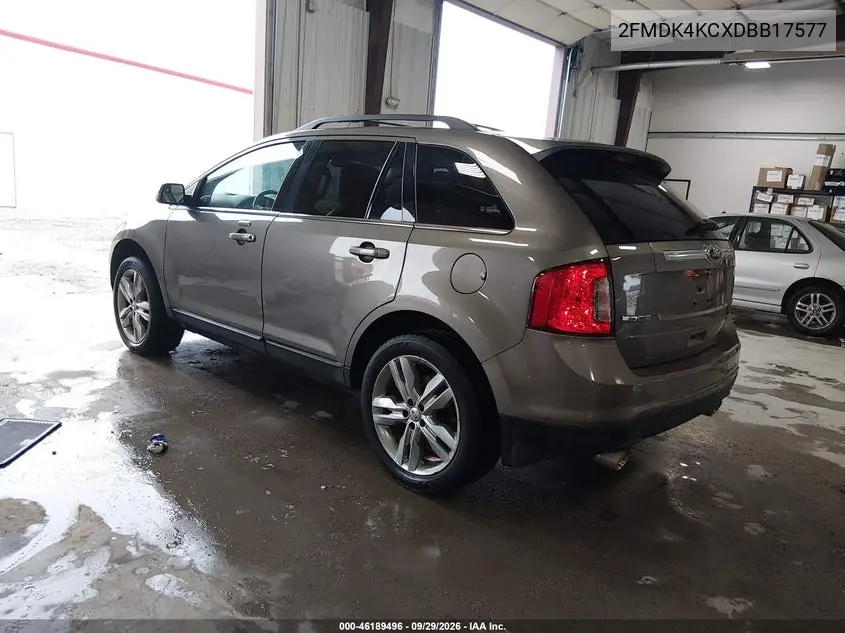 2013 FORD EDGE VIN 2FMDK4KCXDBB17577 — фото 3