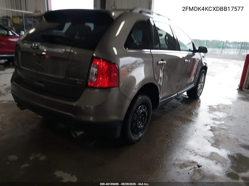 2013 FORD EDGE VIN 2FMDK4KCXDBB17577 — фото 4