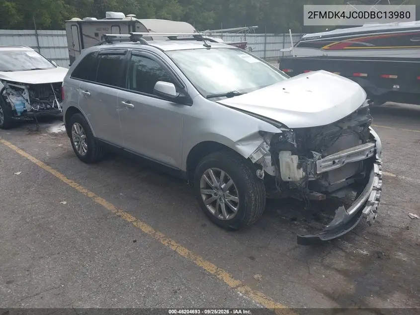 FORD EDGE 2013, VIN 2FMDK4JC0DBC13980