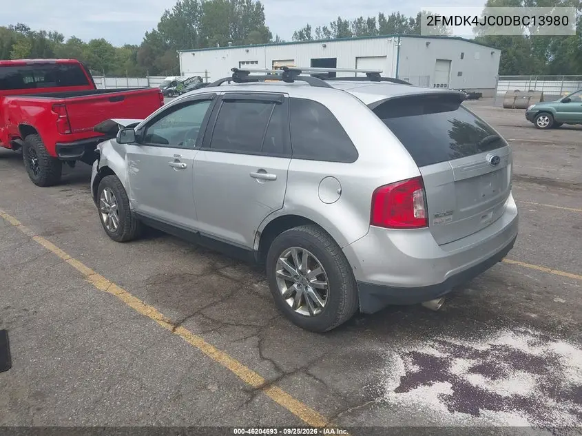 2013 FORD EDGE VIN 2FMDK4JC0DBC13980 — фото 3