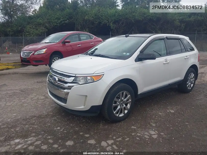 2013 FORD EDGE VIN 2FMDK4JC6DBB34572 — фото 2