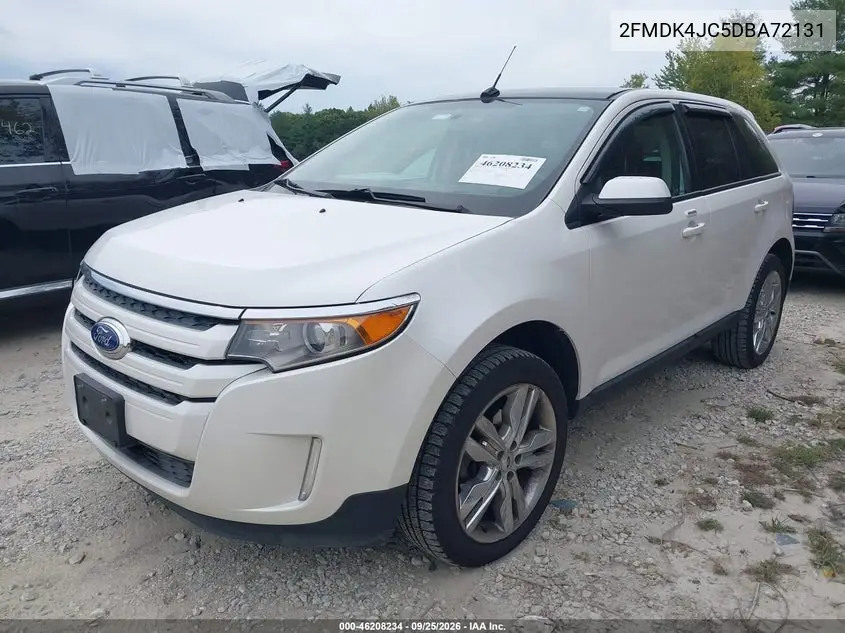 2013 FORD EDGE VIN 2FMDK4JC5DBA72131 — фото 2