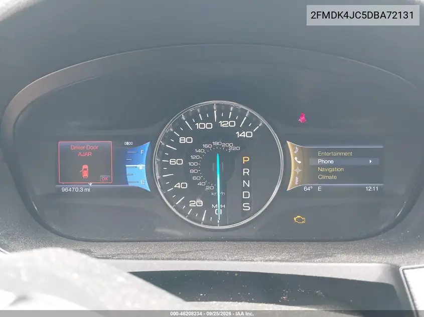 2013 FORD EDGE VIN 2FMDK4JC5DBA72131 — фото 7