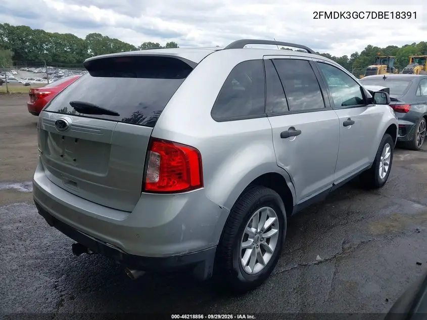 2013 FORD EDGE VIN 2FMDK3GC7DBE18391 — фото 4