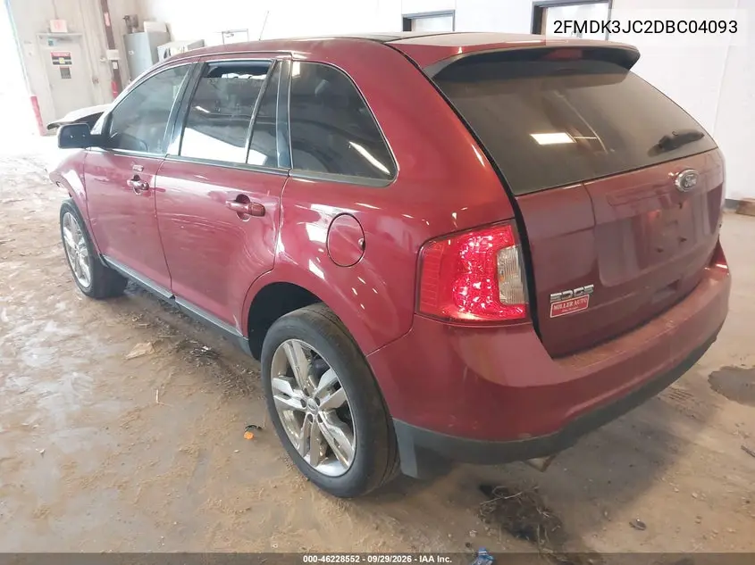 2013 FORD EDGE VIN 2FMDK3JC2DBC04093 — фото 3