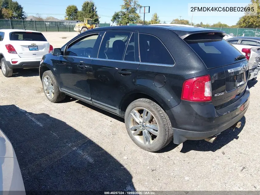2013 FORD EDGE VIN 2FMDK4KC6DBE02695 — фото 3