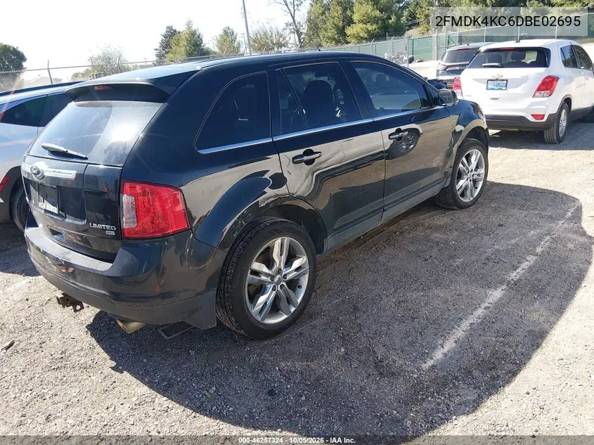 2013 FORD EDGE VIN 2FMDK4KC6DBE02695 — фото 4