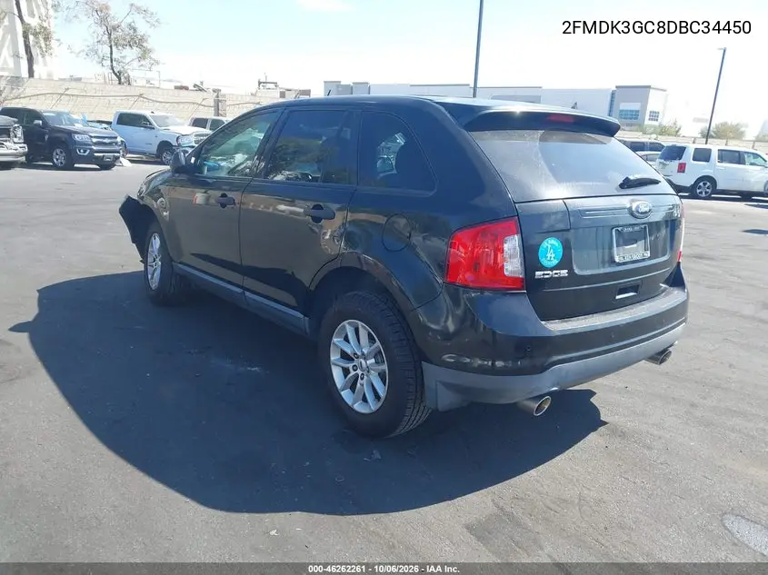 2013 FORD EDGE VIN 2FMDK3GC8DBC34450 — фото 3
