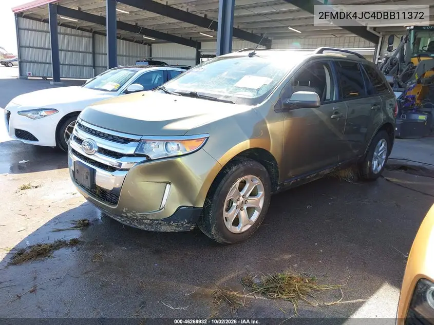 2013 FORD EDGE VIN 2FMDK4JC4DBB11372 — фото 2