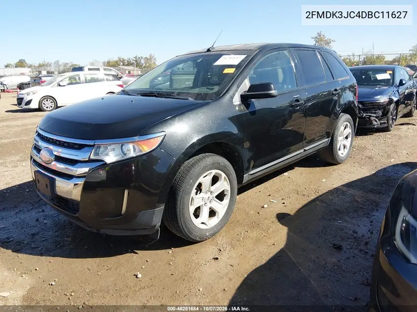 2013 FORD EDGE VIN 2FMDK3JC4DBC11627 — фото 2