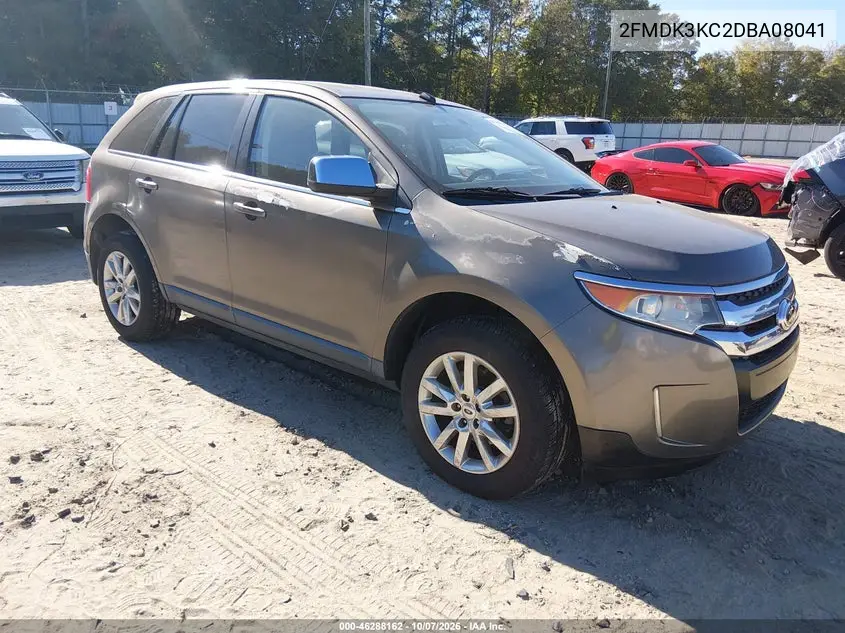 FORD EDGE 2013, VIN 2FMDK3KC2DBA08041