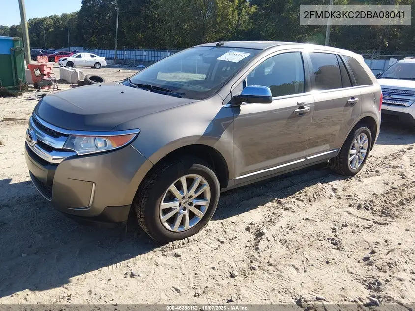2013 FORD EDGE VIN 2FMDK3KC2DBA08041 — фото 2