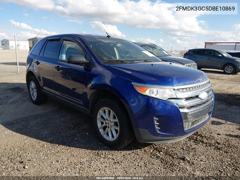 FORD EDGE 2013, VIN 2FMDK3GC5DBE10869