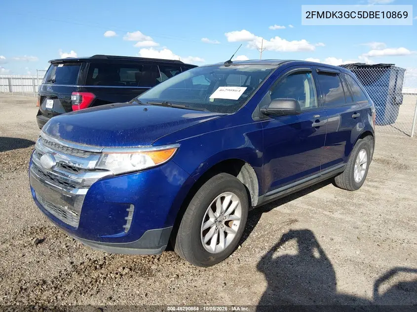 2013 FORD EDGE VIN 2FMDK3GC5DBE10869 — фото 2