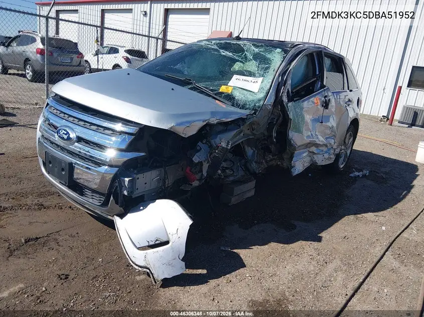 2013 FORD EDGE VIN 2FMDK3KC5DBA51952 — фото 2