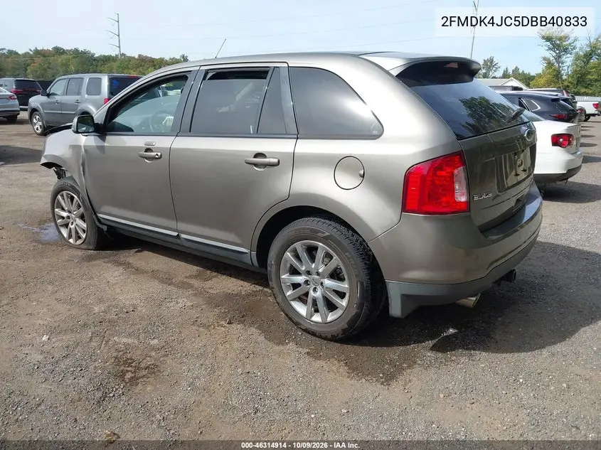 2013 FORD EDGE VIN 2FMDK4JC5DBB40833 — фото 3
