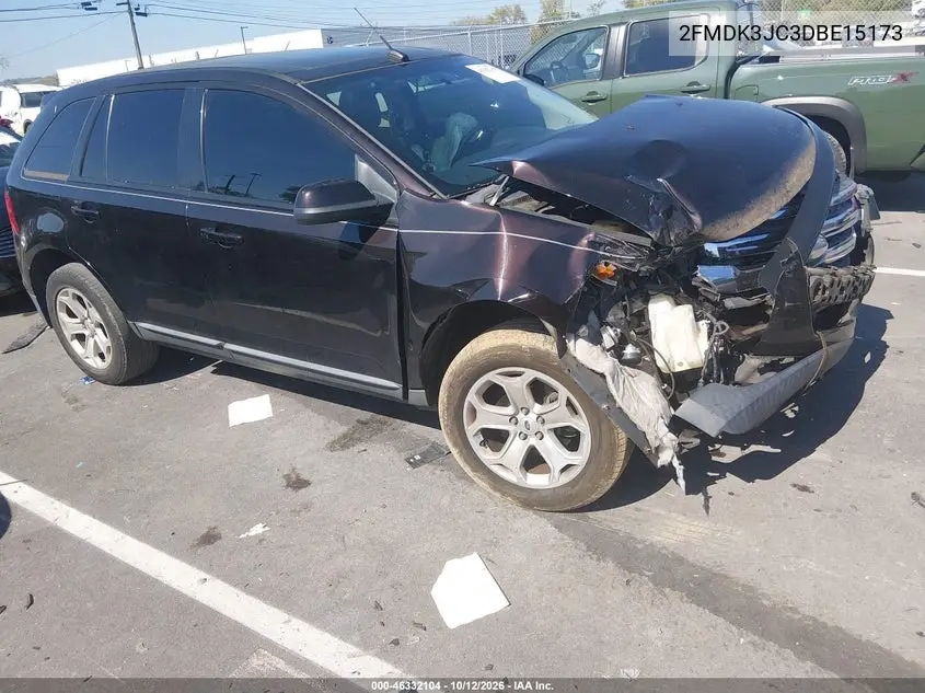 FORD EDGE 2013, VIN 2FMDK3JC3DBE15173